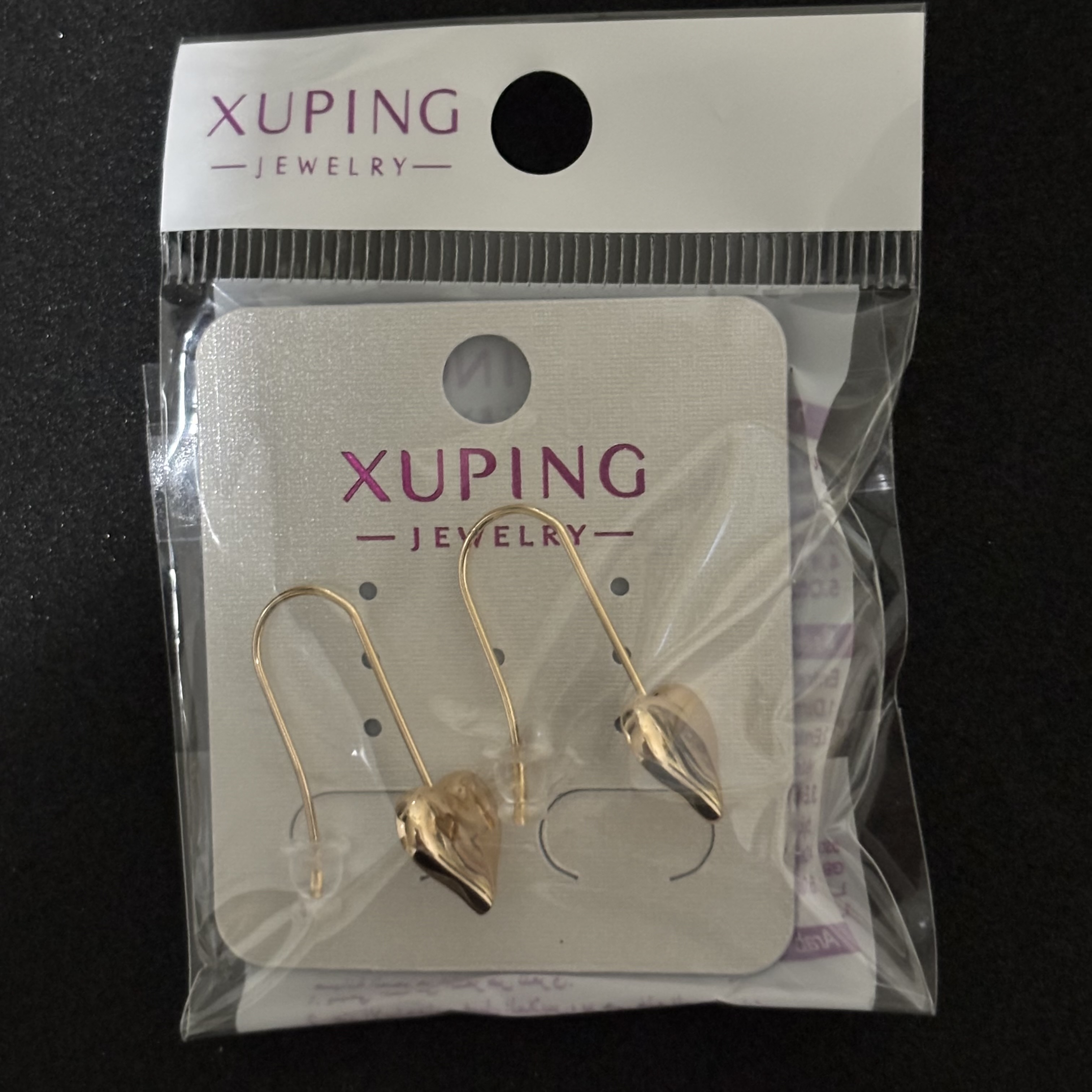 Arete XUPING gold heart