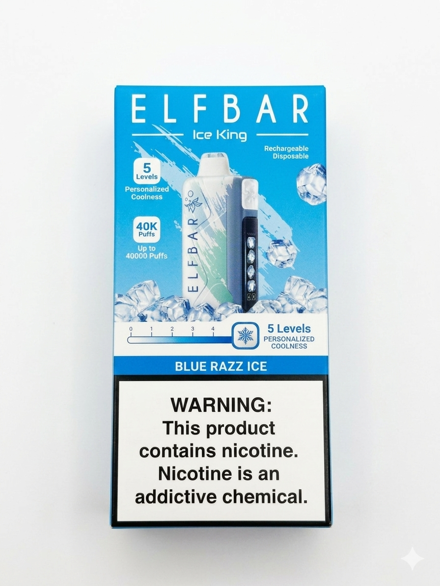 ELFBAR Ice King 40000 puffs Blue Razz Ice