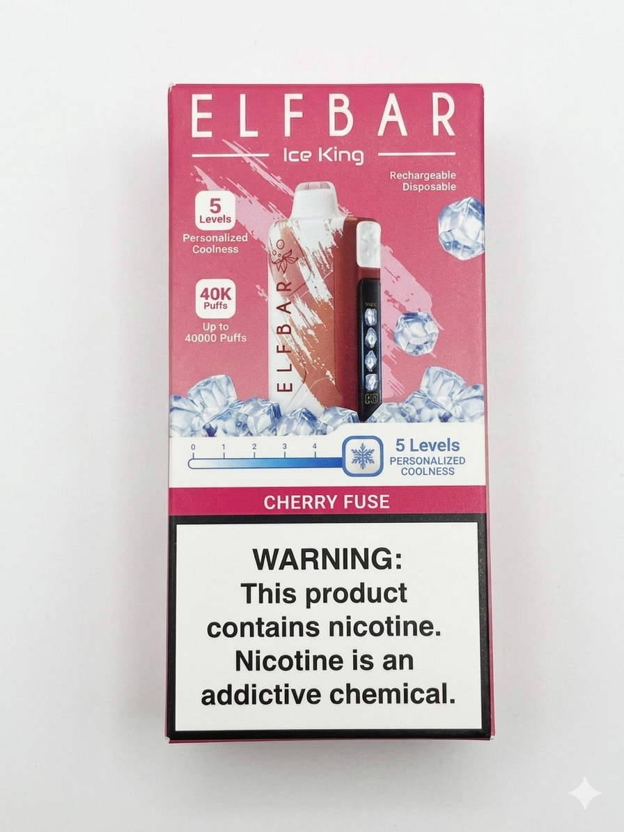 ELFBAR Ice King 40000 puffs Cherry Fuse