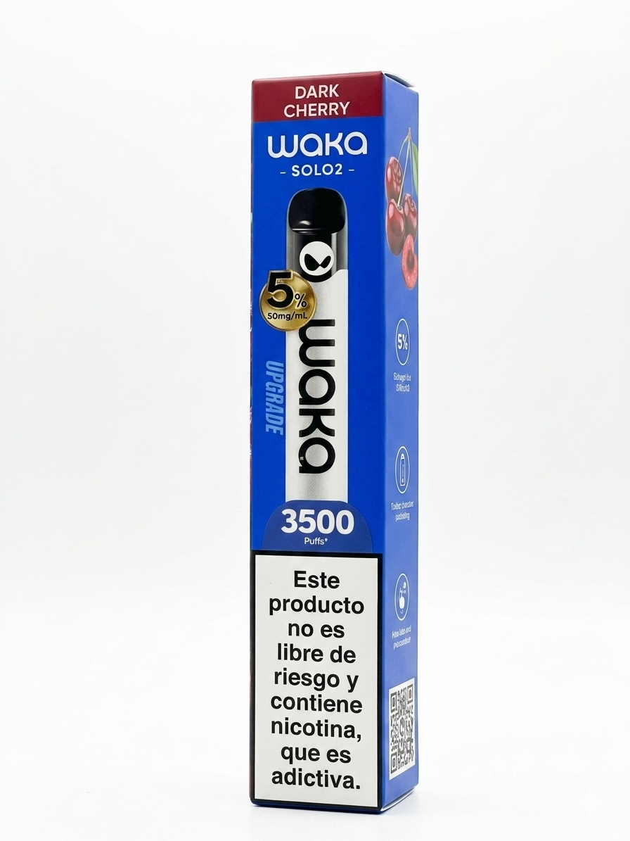 Waka Solo 2 3500 puffs Dark Cherry